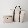 Neutral Gray/ミルト ポーチ付きトートバッグ