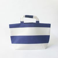 SyuRo/kota ボーダートート M ネイビー