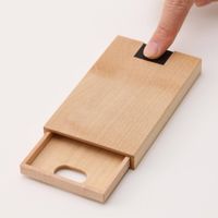 丹野製作所/押型名刺ケース メイプル×黒檀