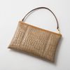KURMI/2way フラットポーチ croco
