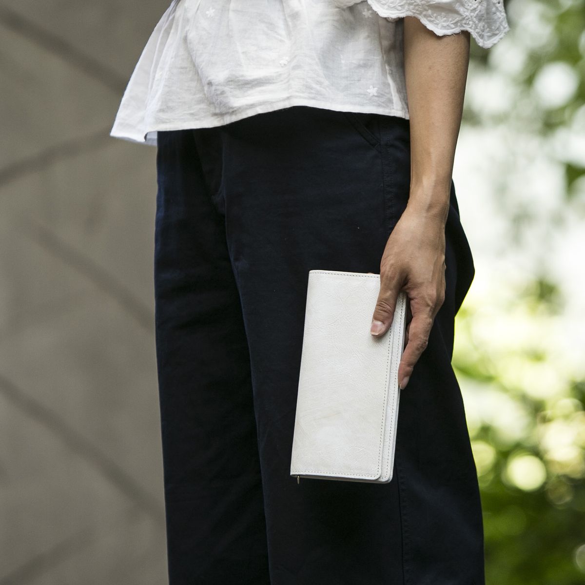 Neutral Gray/長財布 ミラー