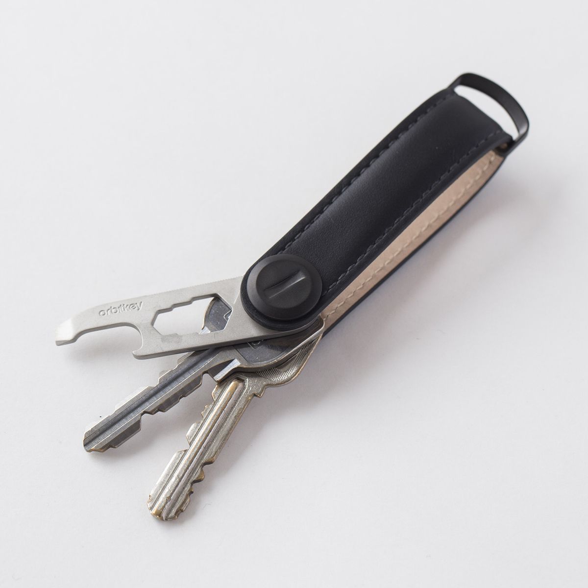 Orbitkey キーオーガナイザー レザー ブラック×ブラック