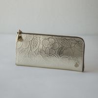 FIORAIA/METALO ファスナーロングウォレット
