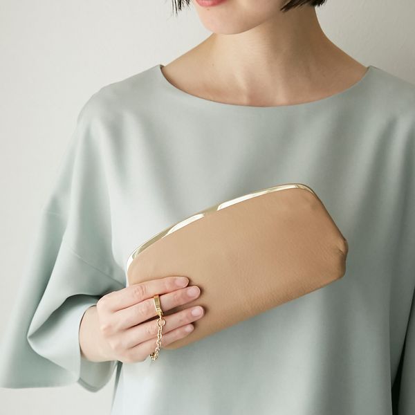 POMTATA/グローブレザー口金長財布