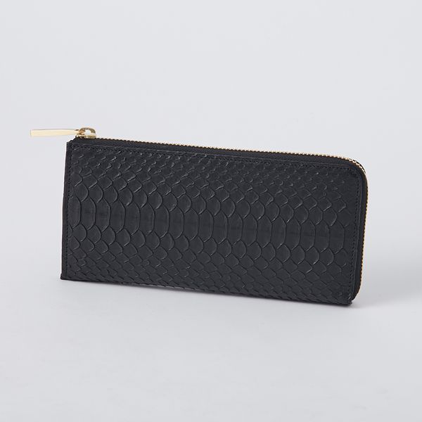 THE PITH/LONG L-ZIP WALLET パイソン