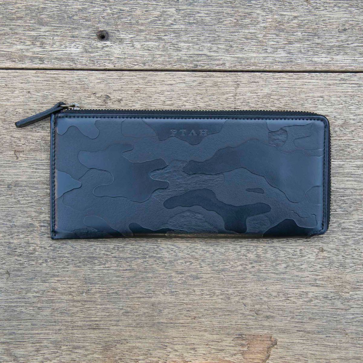 PTAH/カモフラージュ・ツリー L字ファスナー長財布