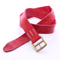 ANNAK/ウォッシュドレザーベルト M