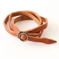ANNAK/ウォッシュドレザーブレスレット
