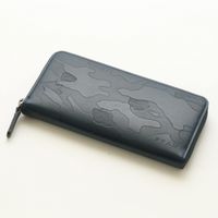 PTAH/カモフラージュ・ツリー ラウンドファスナー長財布
