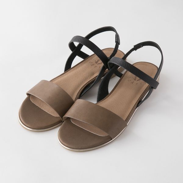 shoesbakery/ツインベルトフラットサンダル