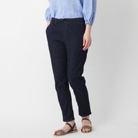 Brocante/D.M.G.リラクシングテーパードパンツ デニム