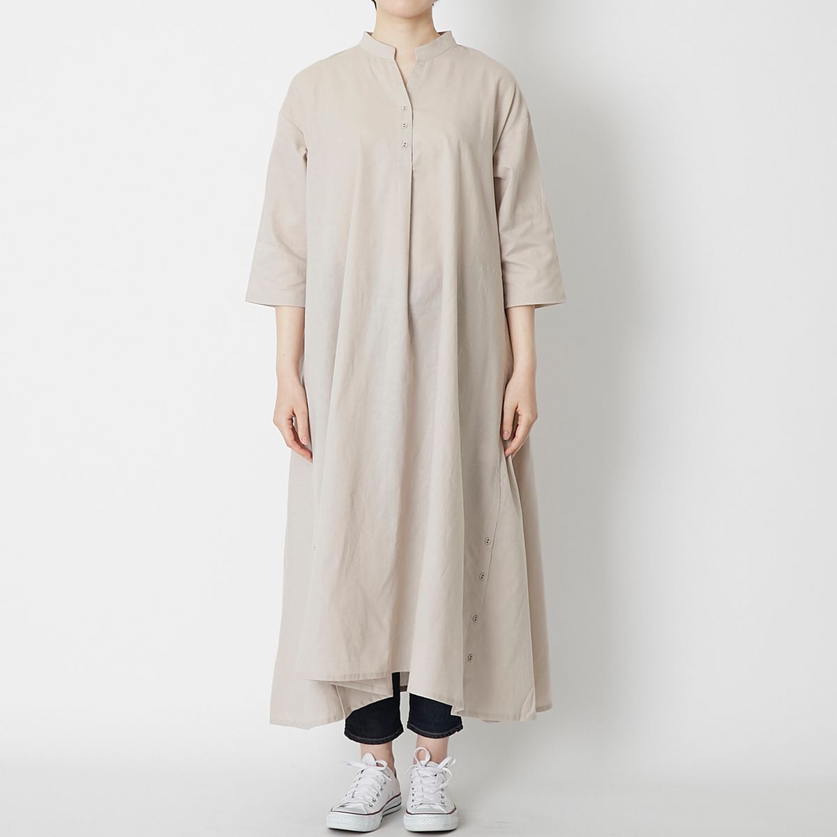 TUTIE./スキッパーフレアーワンピース