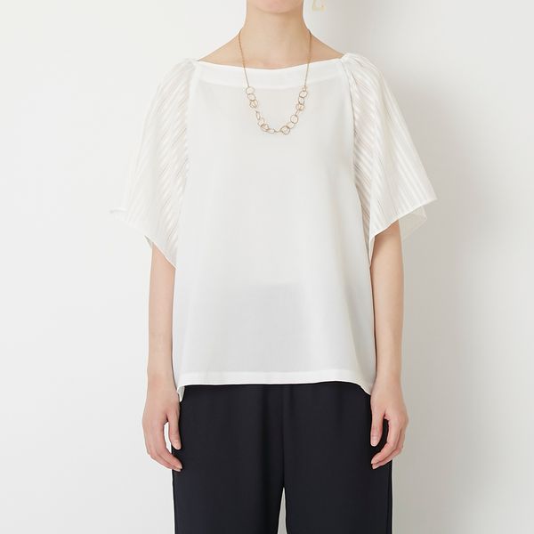 Kilka/洗えてシワになりにくい2WAYブラウス