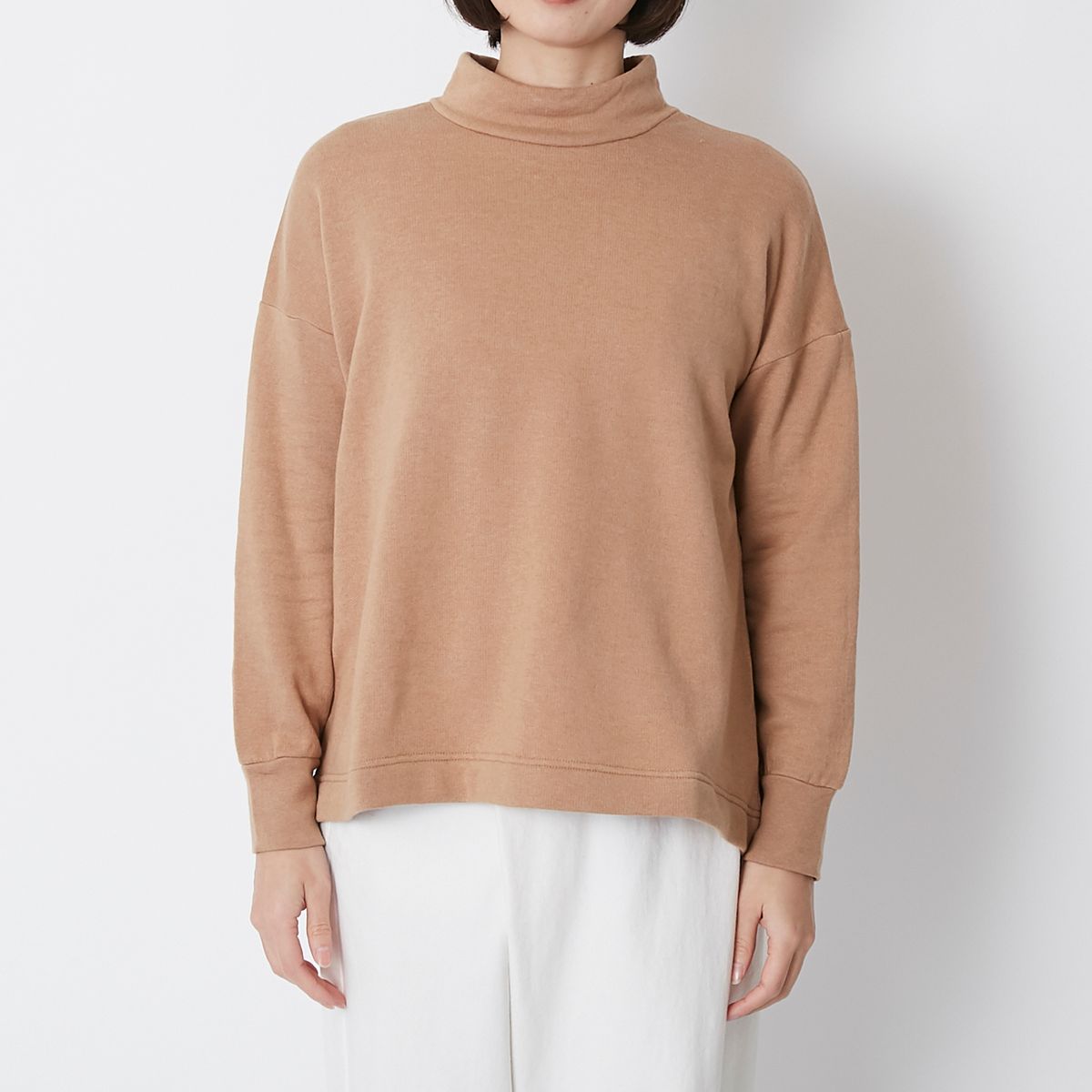 DAYS/コットンウール裏毛ハイネックプルオーバー