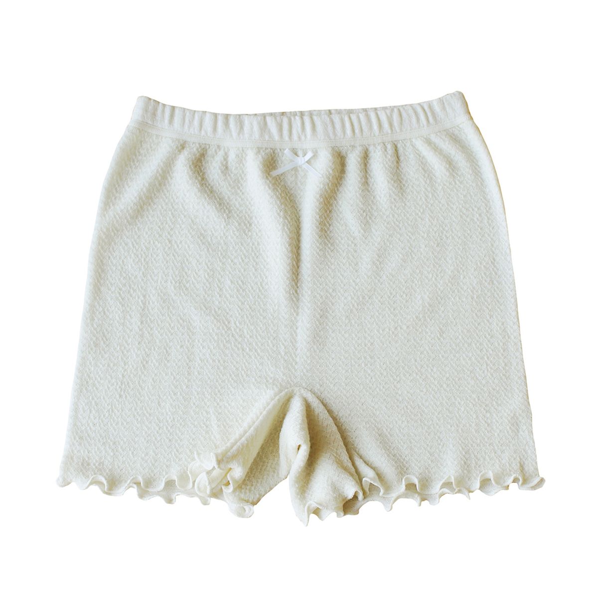 くらしきぬ/絹がさね インナー シルク＆ウール 一分丈ショーツ