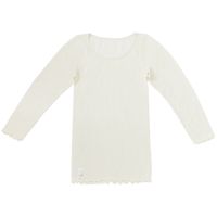 くらしきぬ/絹がさね インナー シルク＆ウール 八分袖