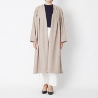 Kilka/シワになりにくく洗えるガウンコート