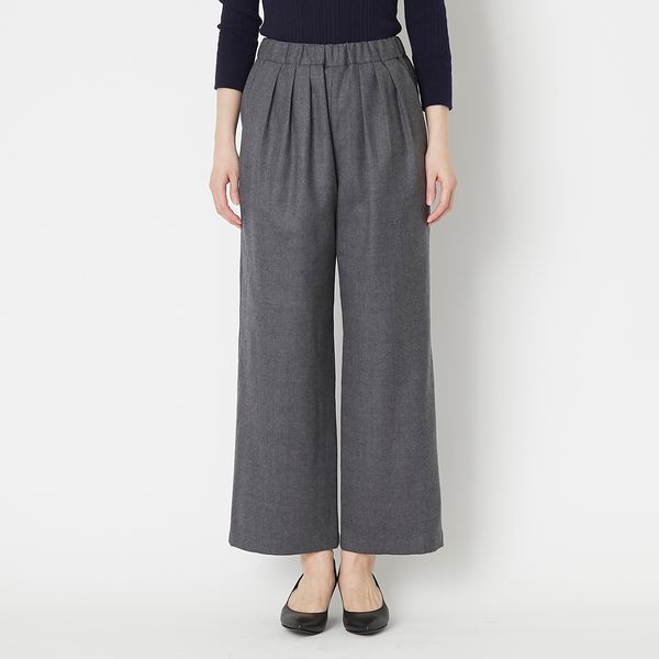 FANTASTICDAYS/ウールサキソニー3TUCKSパンツ -美人に見える3TUCKS