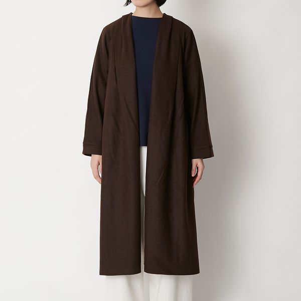 Kilka/シワになりにくく洗えるガウンコート