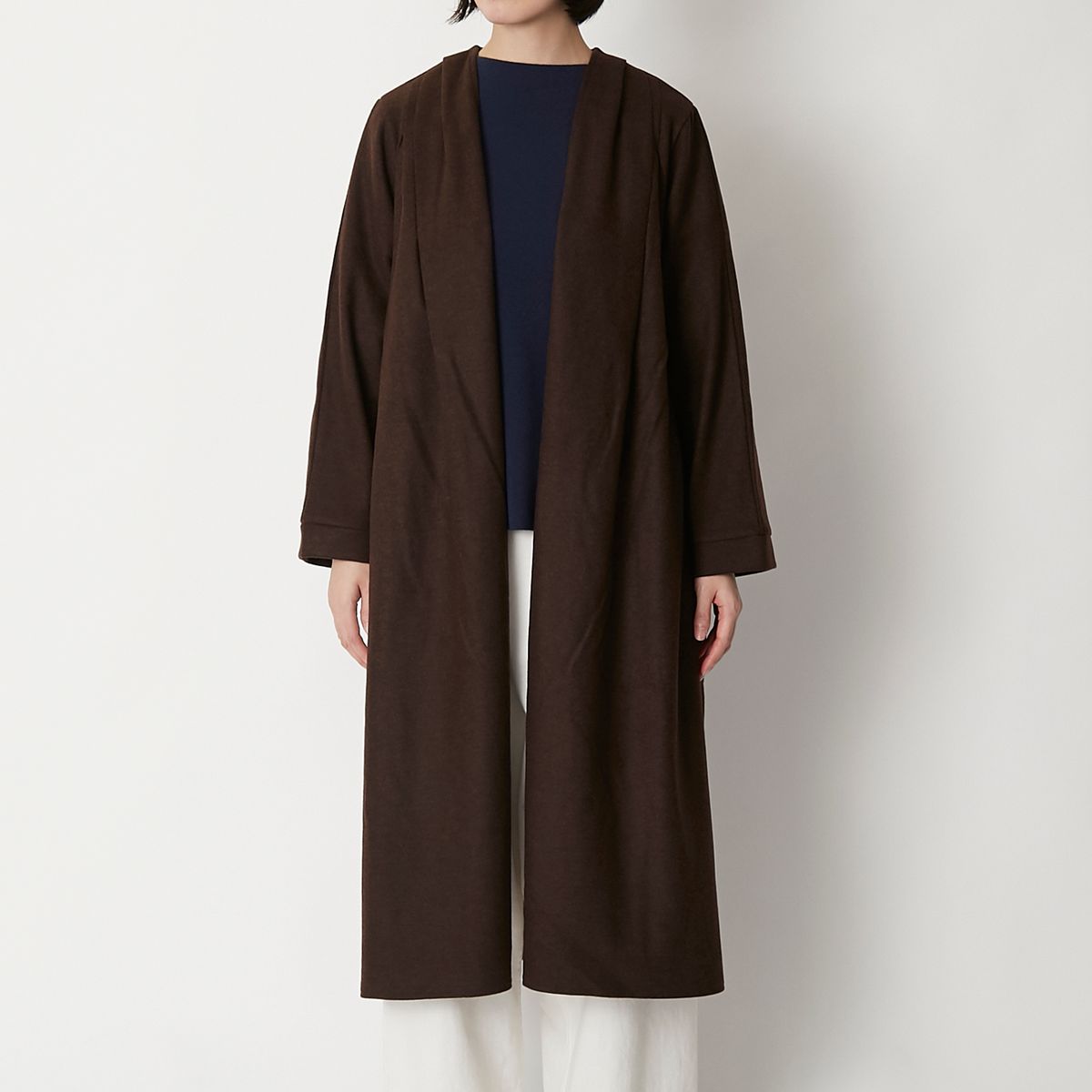 Kilka/シワになりにくく洗えるガウンコート