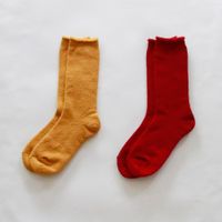 くらしきぬ/シルク＆ウール パイル靴下 2足セット