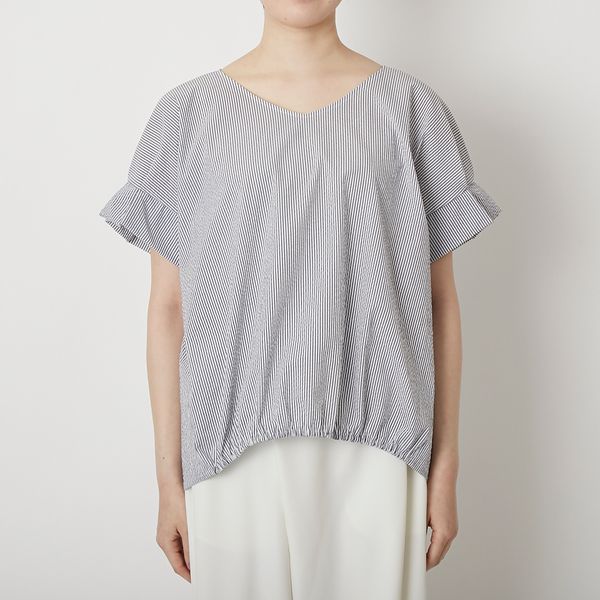 Kilka/肌離れがよくて涼しいクールマックスサッカーブラウス