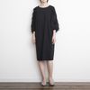 STELLA CIFFON/フリンジジャガードスリーブワンピース