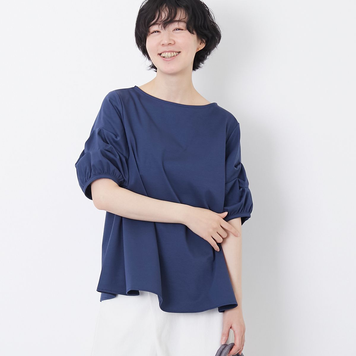 sirenemermaid/スリーブコンシャスボートネックトップス