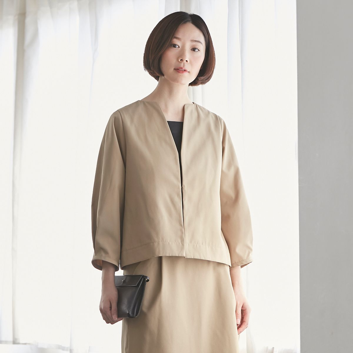 Kilka/洗えてシワになりにくいジャケット