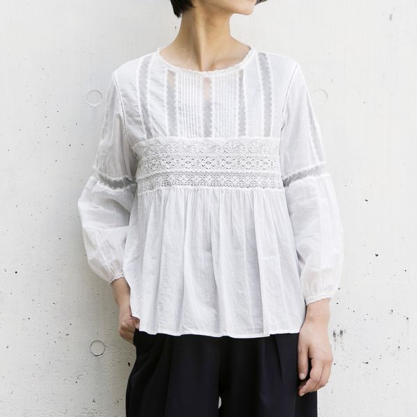 RELAN RELAN/レースブラウス レンヌ -時を共に重ねる、とっておきの