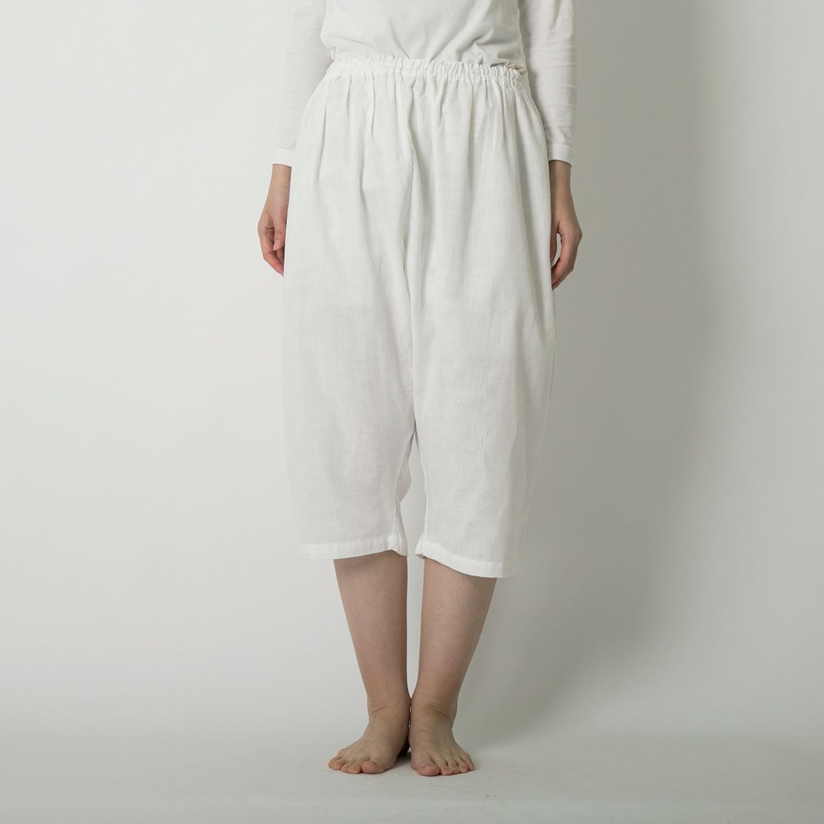 京和晒綿紗/ガーゼラウンジパンツ 2重ガーゼ