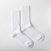 NISHIGUCHI KUTSUSHITA/エジプトコットンリブソックス