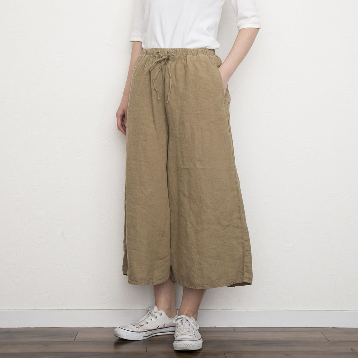 Brocante/リネンキャンバスピエロパンツ