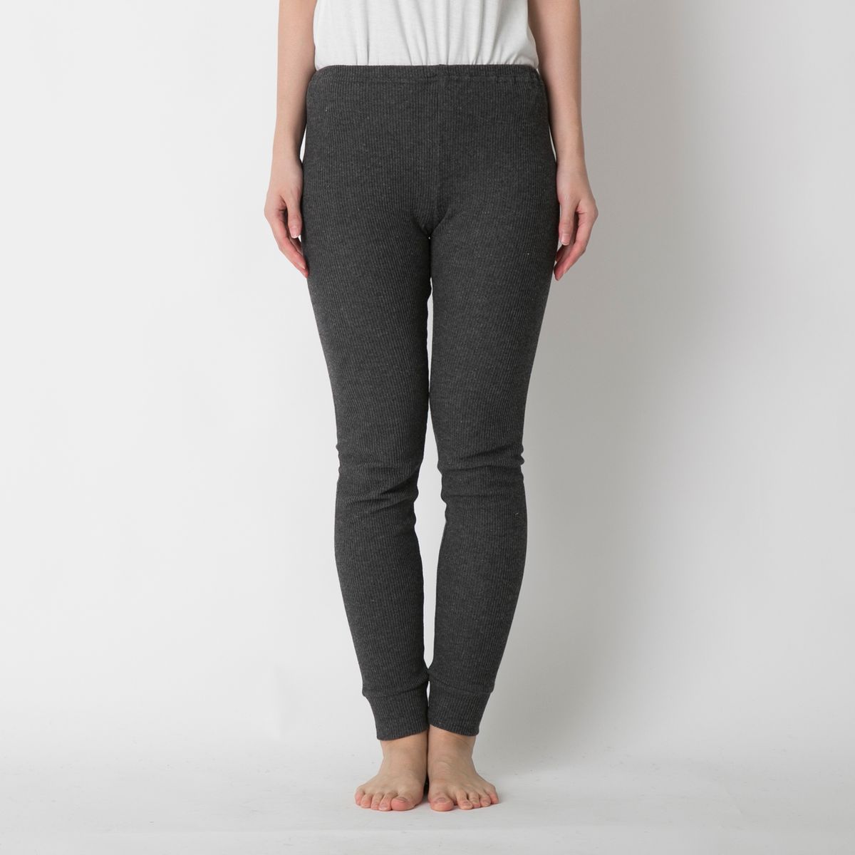 TUTIE./コットンリネン 10分丈レギンス