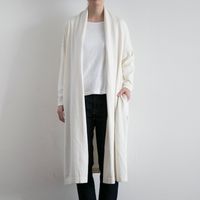 DRESS HERSELF/シルクコットンロングカーディガン