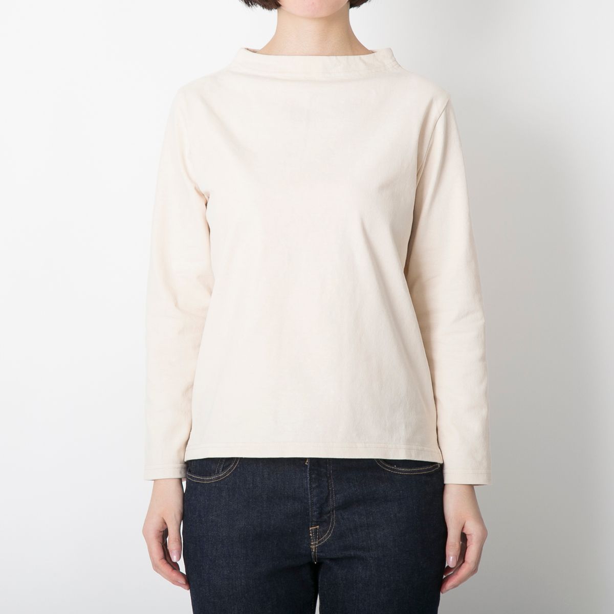 DAYS/ガンジーネック長袖カットソー