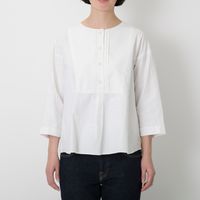 C.P.KOO/khadi cotton ピンタックプルオーバー