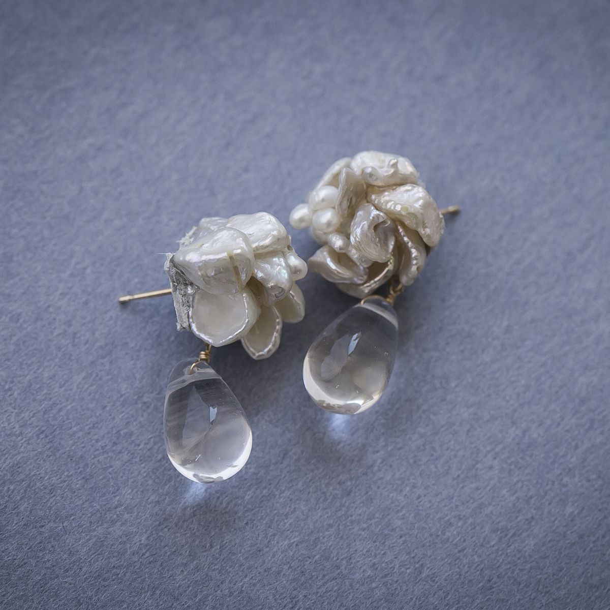 hamaya/crystal ピアス