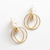 Ouca/マルチwayイヤリング パール×ゴールドフープ