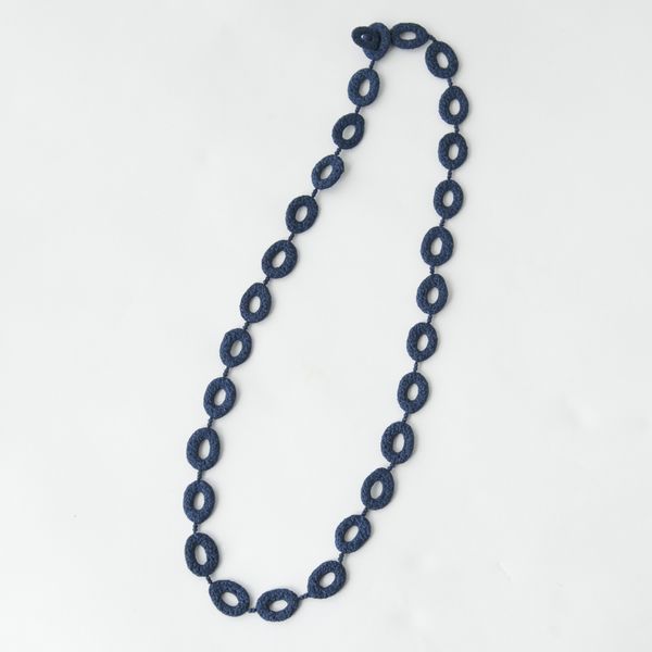 000/OVAL ネックレス ロング シルク