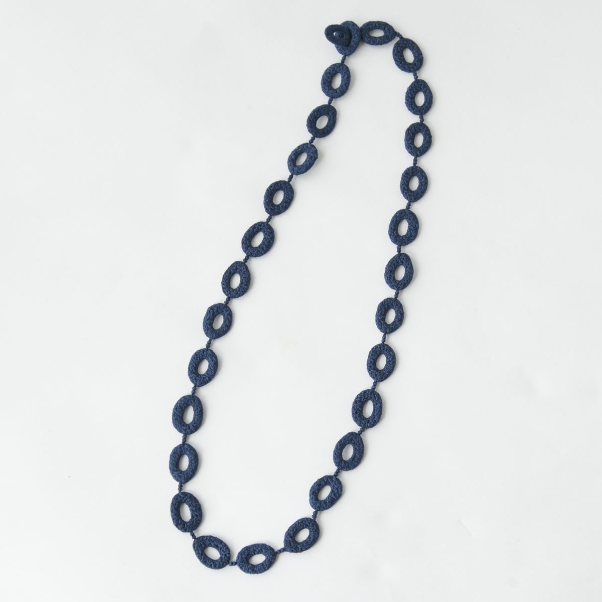 000/OVAL ネックレス ロング シルク