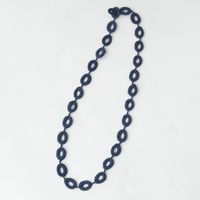 000/OVAL ネックレス ロング シルク