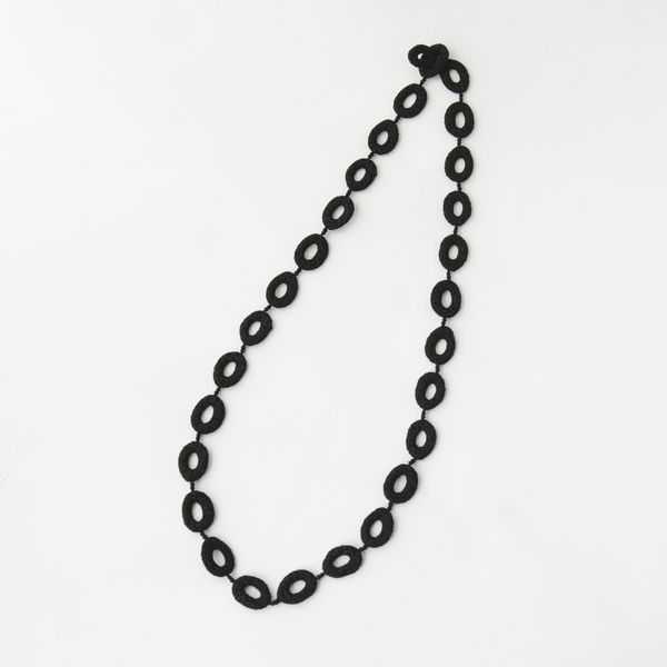 000/OVAL ネックレス ロング シルク