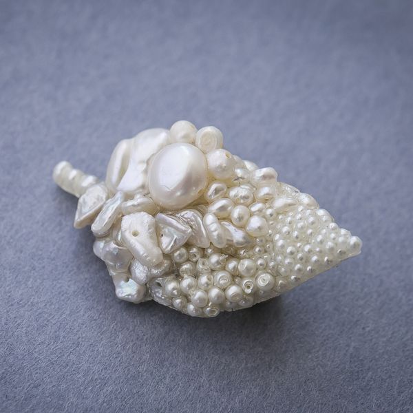 hamaya/Leaf ブローチ