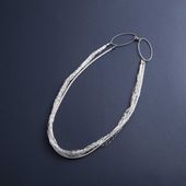 wanoiro/銀糸ネックレス