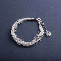 wanoiro/銀糸ブレスレット