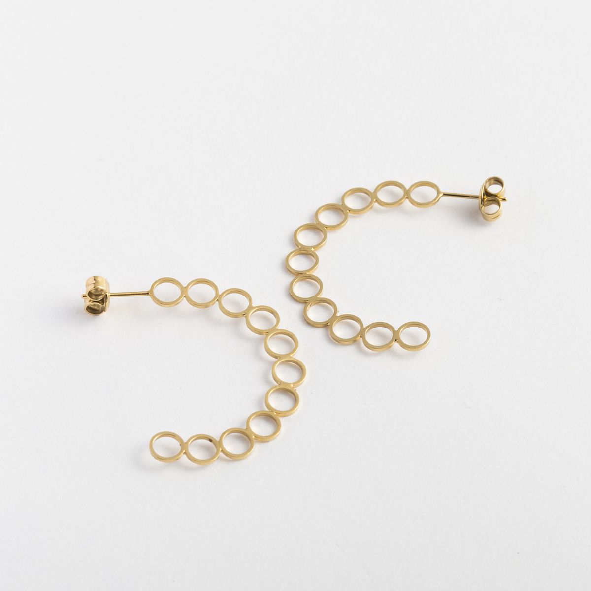 builderino/あわサークルピアス ゴールド