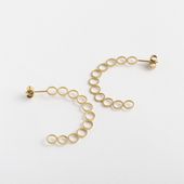 builderino/あわサークルピアス ゴールド