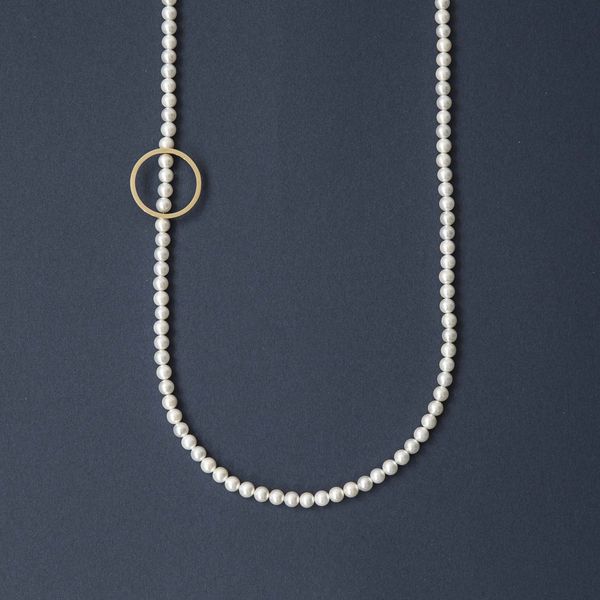januka/ATTACHMENT NECKLACE CIRCLE S
