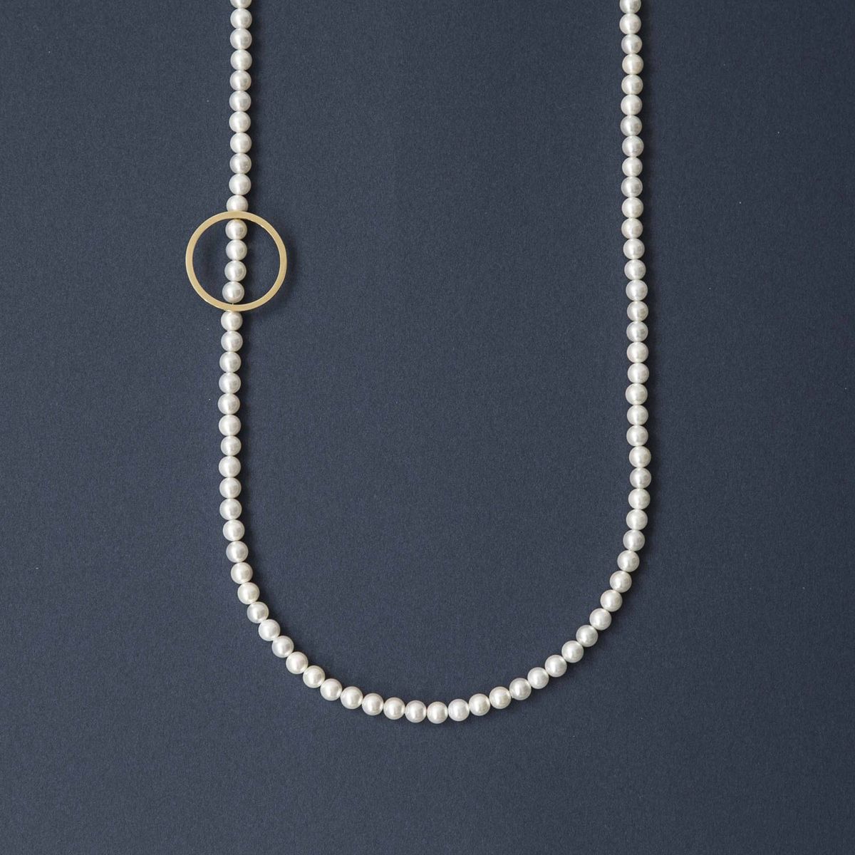 januka/ATTACHMENT NECKLACE CIRCLE S